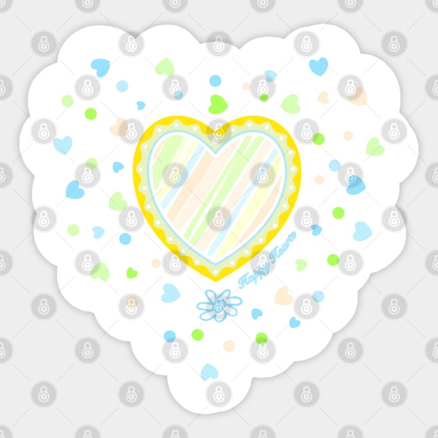 hearts Sticker by mkbl